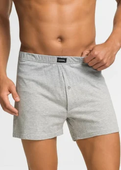 bonprix Lot de 4 caleçons en jersey coton doux|Homme Caleçons|Sous-Vêtements