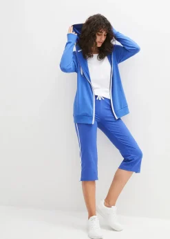 Femme bonprix Basiques|Vêtements De Sport|Lot de 2 corsaires en coton extensible