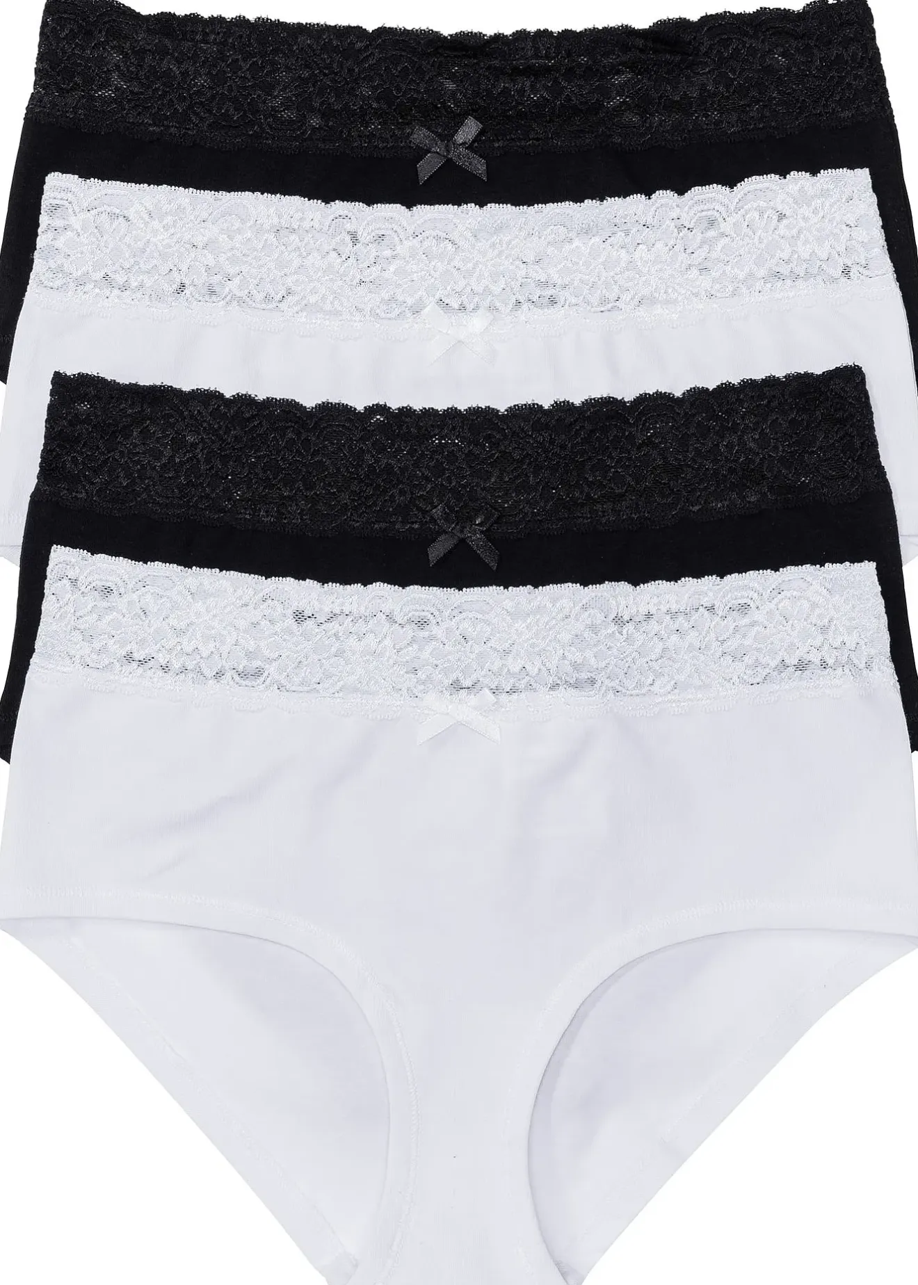 Femme bonprix Basiques|Lingerie Coton|Lot de 4 culottes maxi