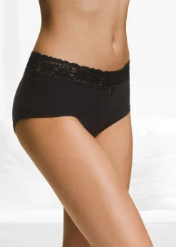 Femme bonprix Basiques|Lingerie Coton|Lot de 4 culottes maxi