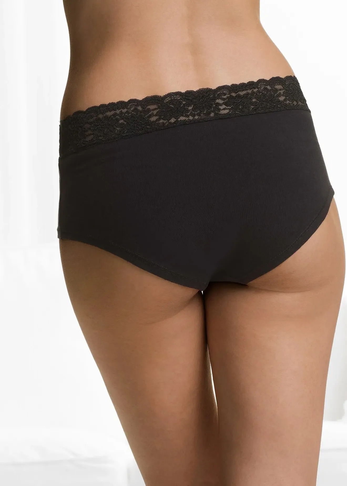 Femme bonprix Basiques|Lingerie Coton|Lot de 4 culottes maxi