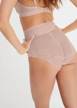 Femme bonprix Sans Couture|Lingerie Sculptante|Lot de 2 culottes sculptantes lasercut, maintien modéré