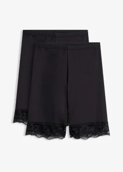 bonprix Lot de 2 cyclistes anti-frottements en matière rafraîchissante|Femme Pantalons