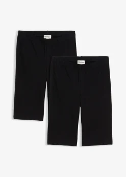 Femme bonprix Cyclistes & Bandes Anti-Frottement|Basiques|Lot de 2 cyclistes longs