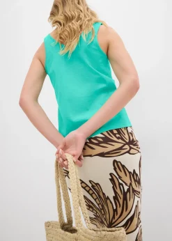 Femme bonprix Tricots De Peau|Basiques|Lot de 2 débardeurs 100% coton