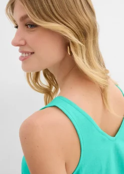 Femme bonprix Tricots De Peau|Basiques|Lot de 2 débardeurs 100% coton