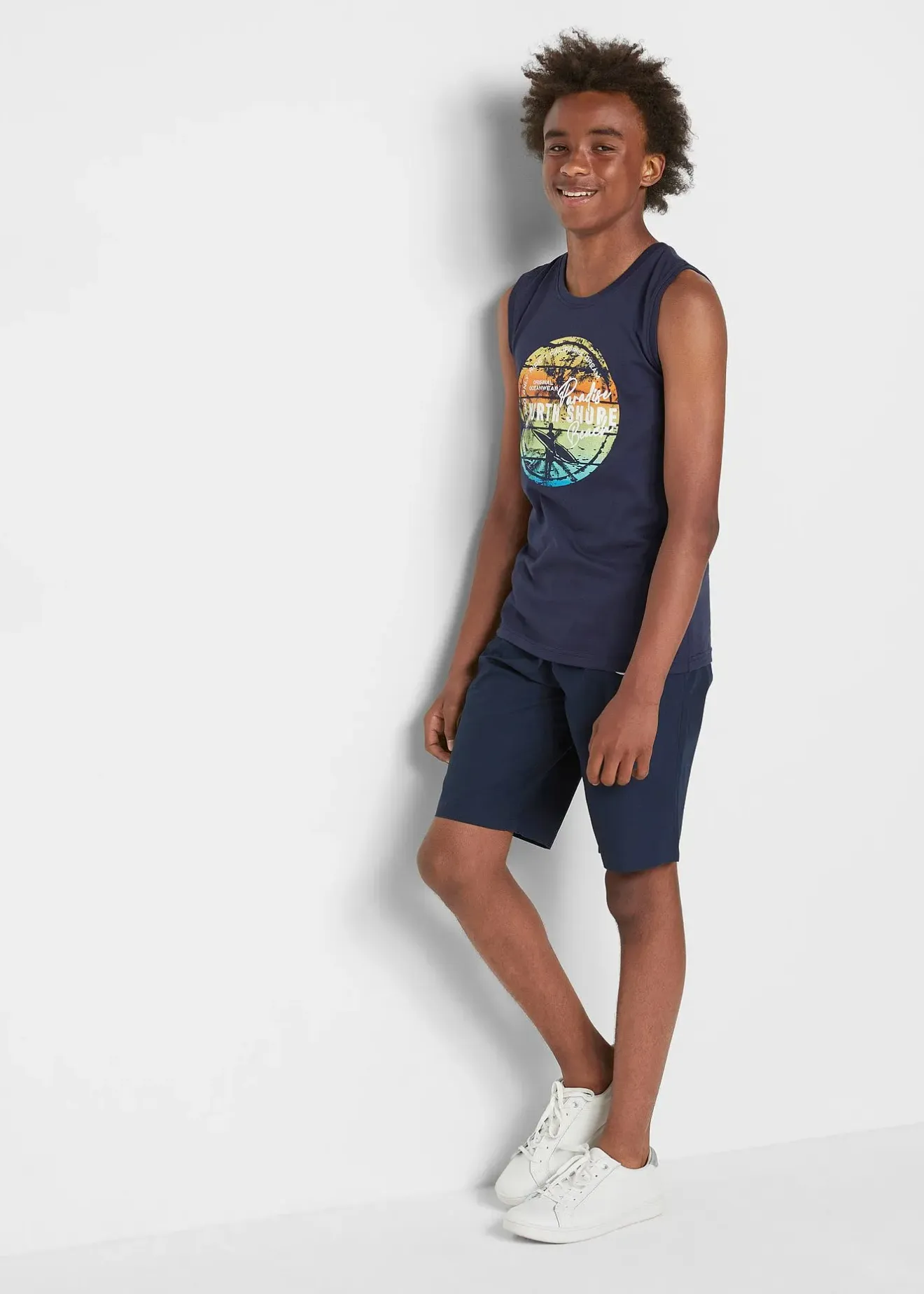 Enfant bonprix Garçons 9-16 Ans·Lots De 2 Articles Et Plus|Garçons 9-16 Ans·T-Shirts|Lot de 2 débardeurs 100% coton