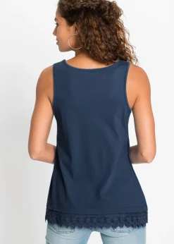 bonprix Lot de 2 débardeurs à dentelle|Femme T-Shirts & Tops