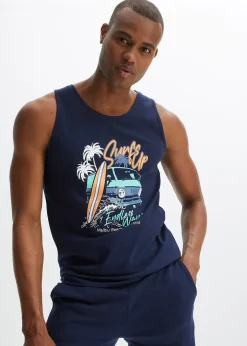 Homme bonprix Mode Plage|T-Shirts & Polos|Lot de 2 débardeurs en coton