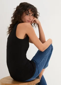 bonprix Lot de 2 débardeurs extensibles|Femme Tricots De Peau|Basiques