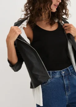 bonprix Lot de 2 débardeurs extensibles|Femme Tricots De Peau|Basiques