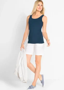 bonprix Lot de 2 débardeurs extensibles|Femme Tricots De Peau|Basiques