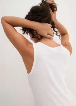 Femme bonprix Tricots De Peau|Basiques|Lot de 2 débardeurs extensibles