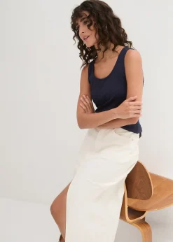 Femme bonprix Tricots De Peau|Basiques|Lot de 2 débardeurs extensibles