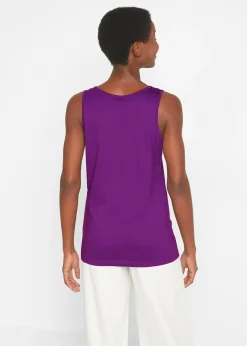 Femme bonprix Tricots De Peau|Basiques|Lot de 5 débardeurs longs 100% coton