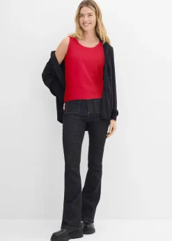 Femme bonprix Tricots De Peau|Basiques|Lot de 5 débardeurs longs 100% coton