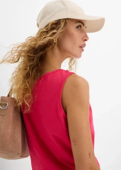 Femme bonprix Tricots De Peau|Basiques|Lot de 5 débardeurs longs 100% coton