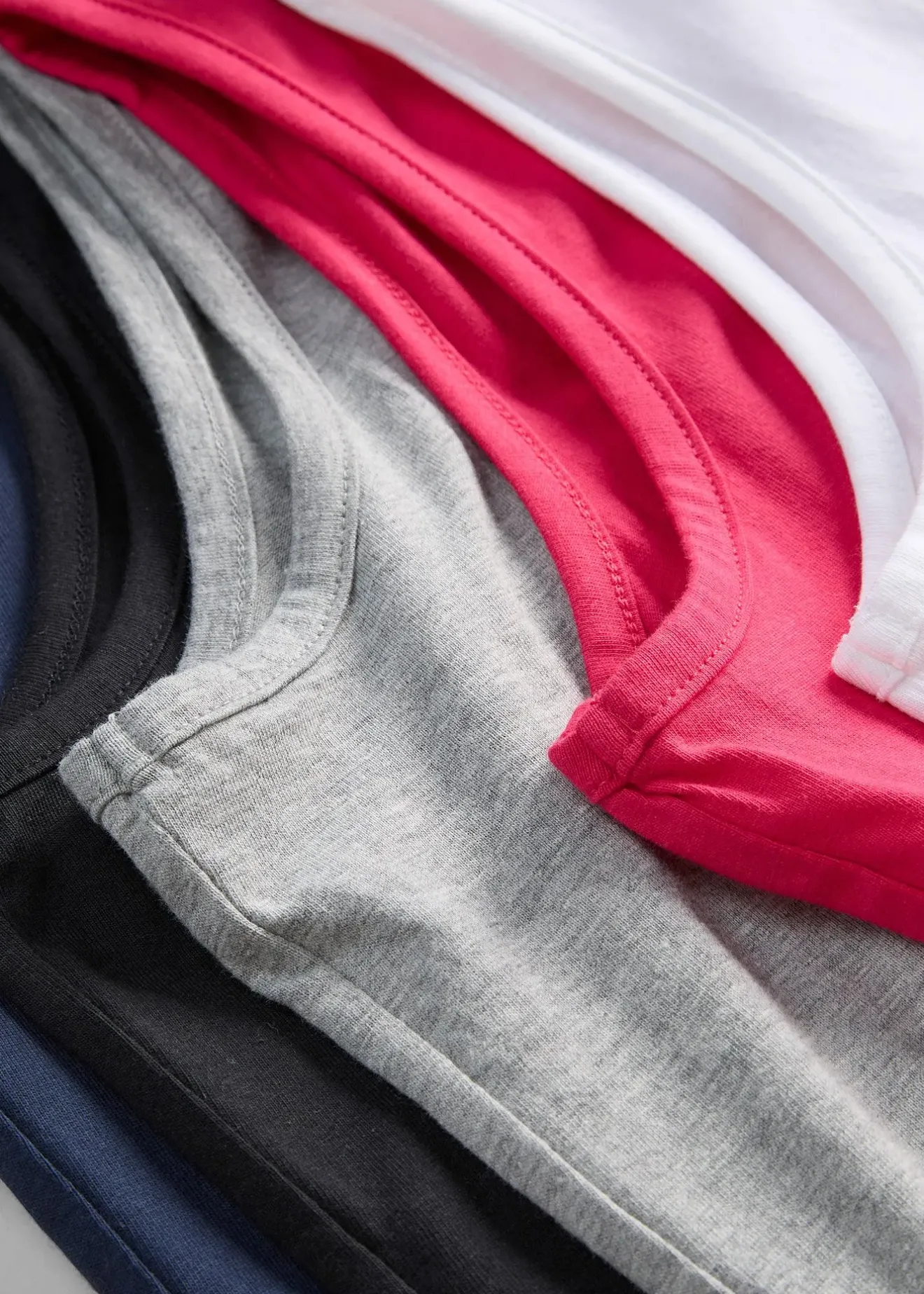 Femme bonprix Tricots De Peau|Basiques|Lot de 5 débardeurs longs 100% coton