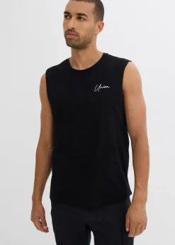 Homme bonprix T-Shirts & Polos|Lot de 2 débardeurs marcel 100% coton, loose