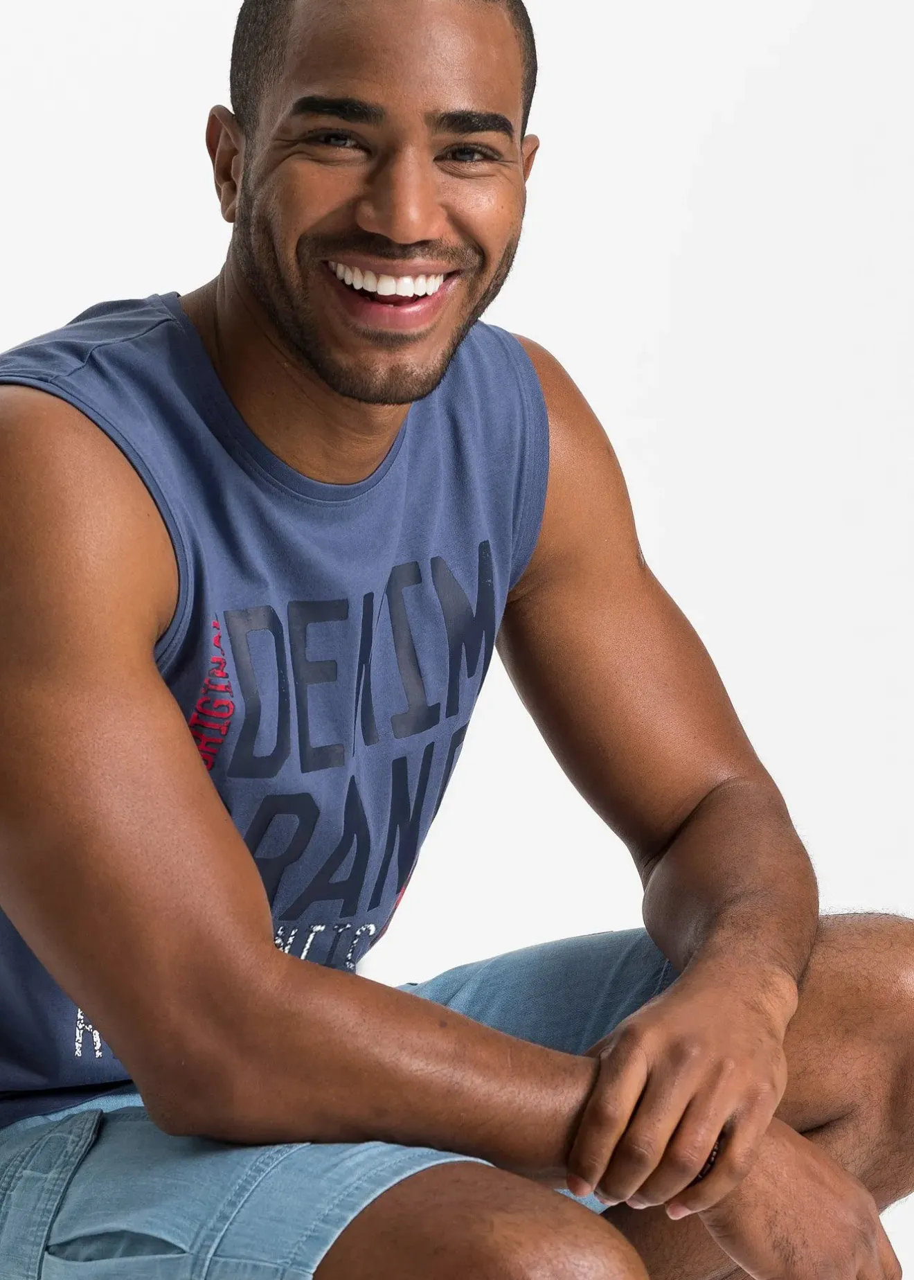 bonprix Lot de 2 débardeurs marcel 100% coton|Homme Mode Plage|T-Shirts & Polos