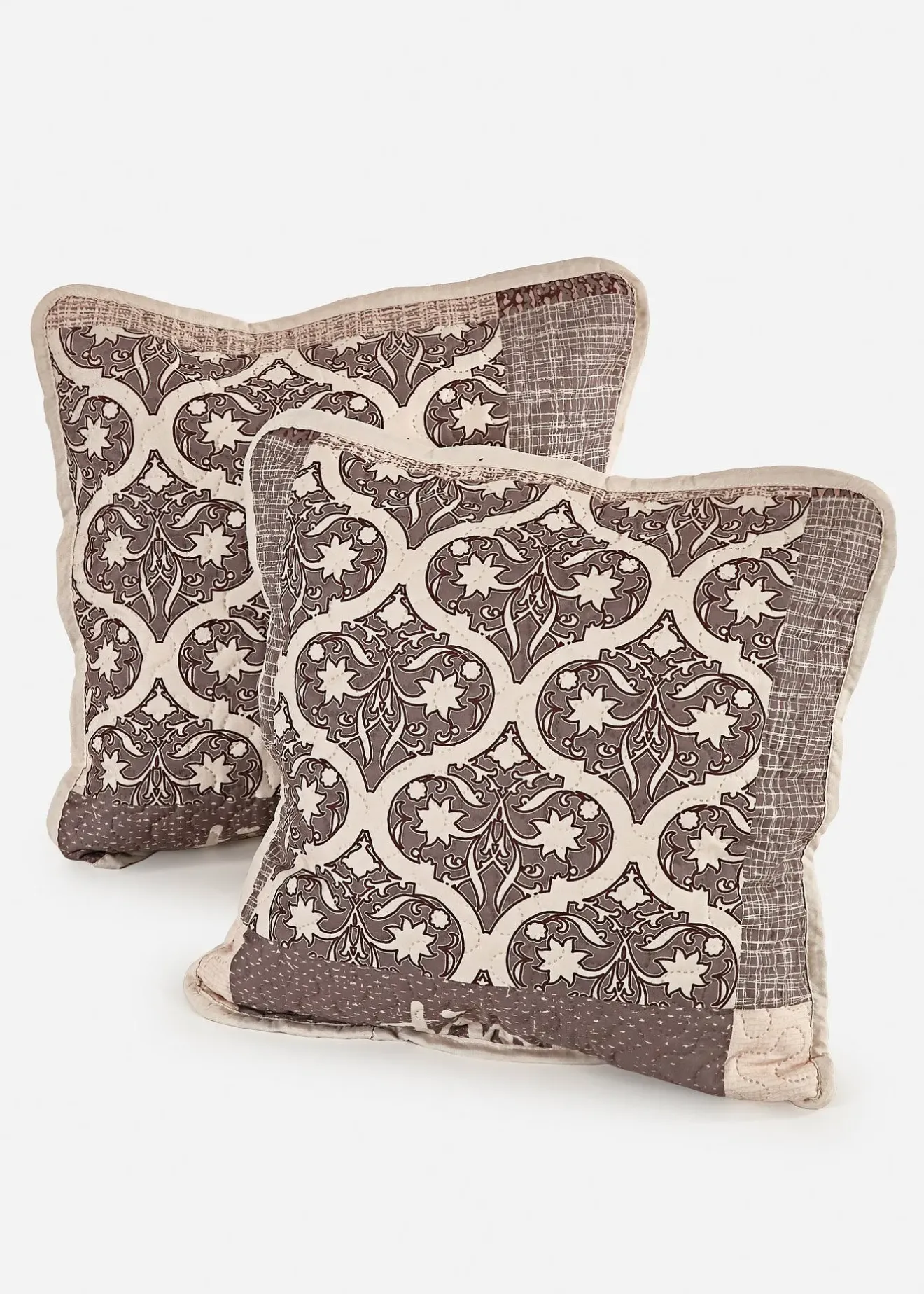 bonprix Lot de 2 housses de coussin à imprimé patchwork| Chambre À Coucher·Housses De Coussin & Co|Coussins & Couvre-Lits