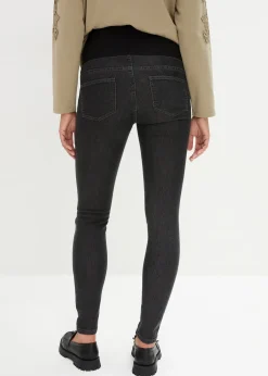 bonprix Lot de 2 jeggings de grossesse en coton majoritaire, Skinny|Femme Femme Enceinte