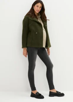 bonprix Lot de 2 jeggings de grossesse en coton majoritaire, Skinny|Femme Femme Enceinte