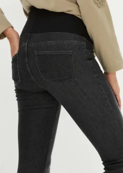 bonprix Lot de 2 jeggings de grossesse en coton majoritaire, Skinny|Femme Femme Enceinte