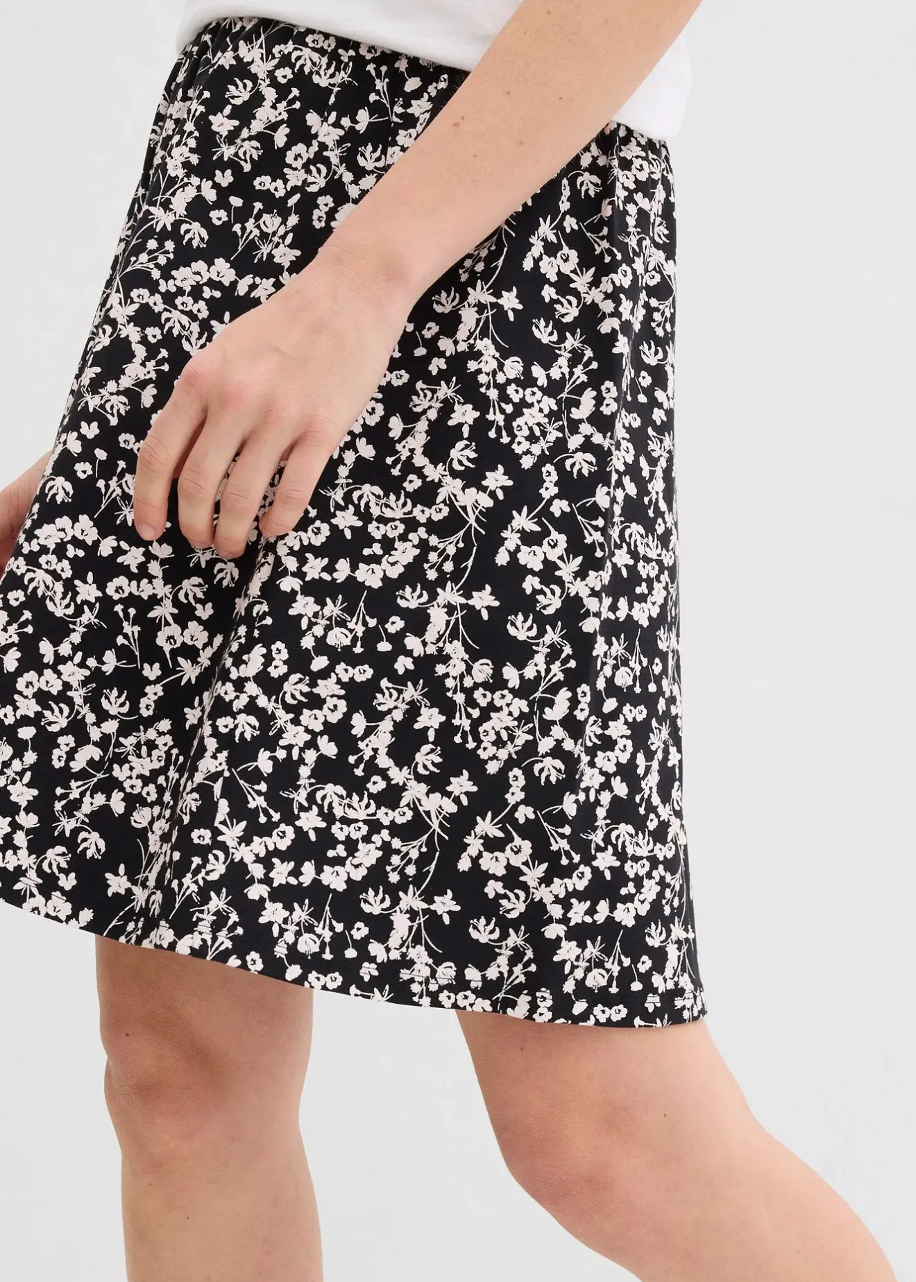 bonprix Lot de 2 jupes en jersey|Femme Jupes