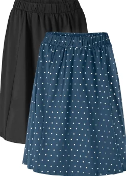 Femme bonprix Jupes|Lot de 2 jupes en jersey