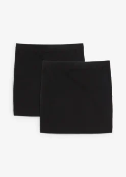 Femme bonprix Basiques|Jupes|Lot de 2 jupes en jersey coton extensible
