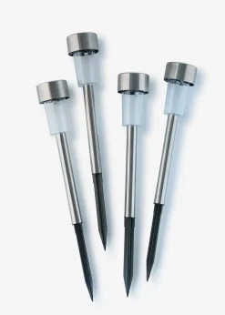 bonprix Lot de 4 lampes déco solaires de chemin| Jardin & Balcon·Déco De Jardin & Éclairage|Déco De Jardin & Éclairage