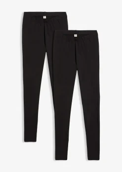 bonprix Lot de 2 leggings|Femme Basiques|Pantalons