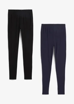 bonprix Lot de 2 leggings|Femme Basiques|Pantalons
