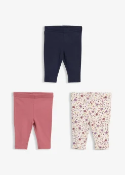 bonprix Lot de 3 leggings 100% coton|Enfant Vêtements Enfant|Lot De 2 Articles Et Plus