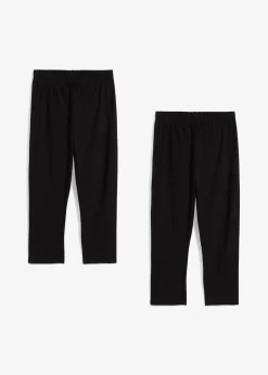 Enfant bonprix Vêtements Enfant|Filles 9-16 Ans·Lot De 2 Articles Et Plus|Lot de 2 leggings 3/4 en coton extensible