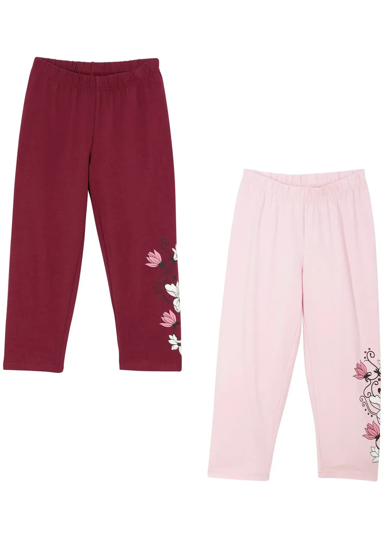Enfant bonprix Vêtements Enfant|Filles 9-16 Ans·Lot De 2 Articles Et Plus|Lot de 2 leggings 3/4 en coton extensible
