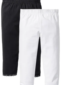 bonprix Lot de 2 leggings corsaire|Enfant Vêtements Enfant|Filles 9-16 Ans·Lot De 2 Articles Et Plus