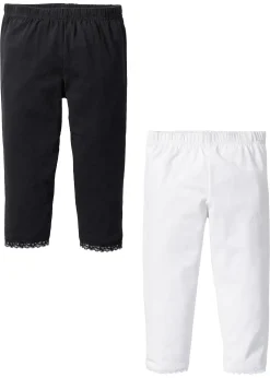 bonprix Lot de 2 leggings corsaire|Enfant Vêtements Enfant|Filles 9-16 Ans·Lot De 2 Articles Et Plus