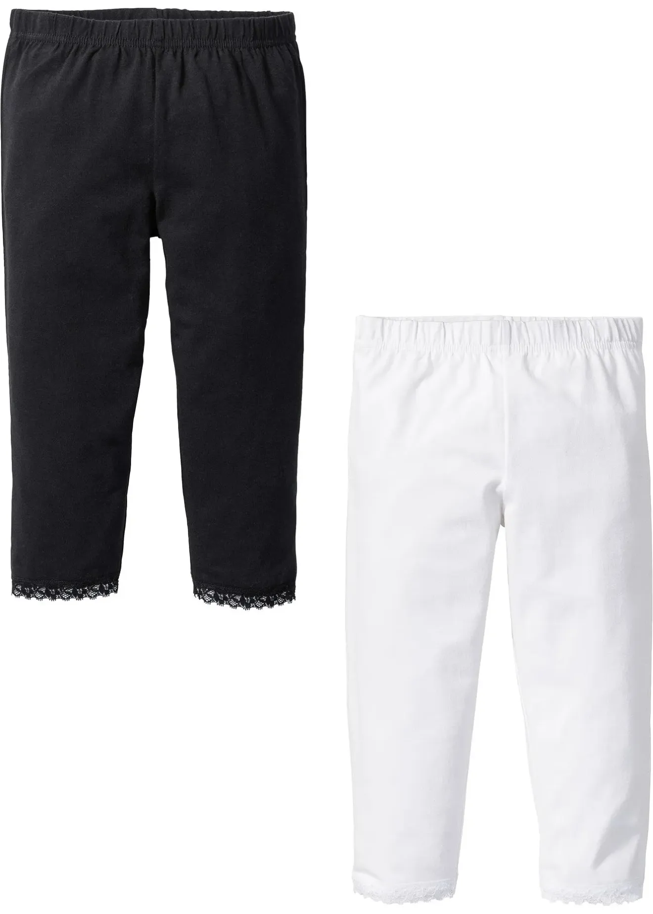 bonprix Lot de 2 leggings corsaire|Enfant Vêtements Enfant|Filles 9-16 Ans·Lot De 2 Articles Et Plus