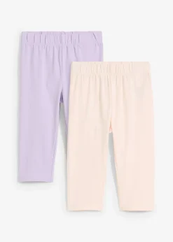 Enfant bonprix Filles 2-8 Ans·Lot De 2 Articles Et Plus|Filles 2-8 Ans·Jeans & Pantalons|Lot de 2 leggings corsaire en coton mélangé extensible