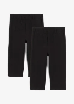 bonprix Lot de 2 leggings corsaire en coton mélangé extensible|Enfant Filles 2-8 Ans·Lot De 2 Articles Et Plus|Filles 2-8 Ans·Jeans & Pantalons