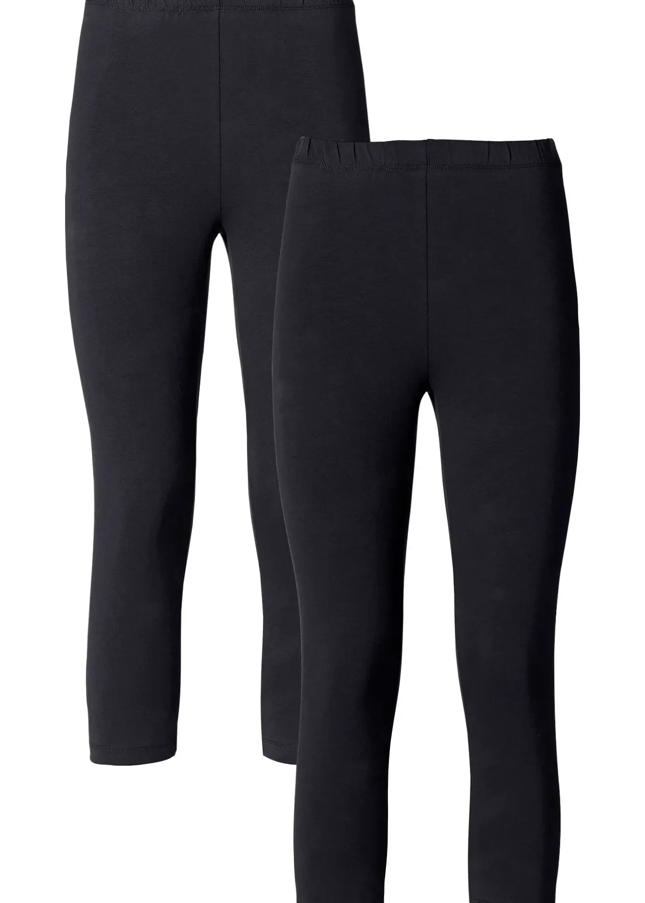 bonprix Lot de 2 leggings corsaires|Femme Basiques|Pantalons