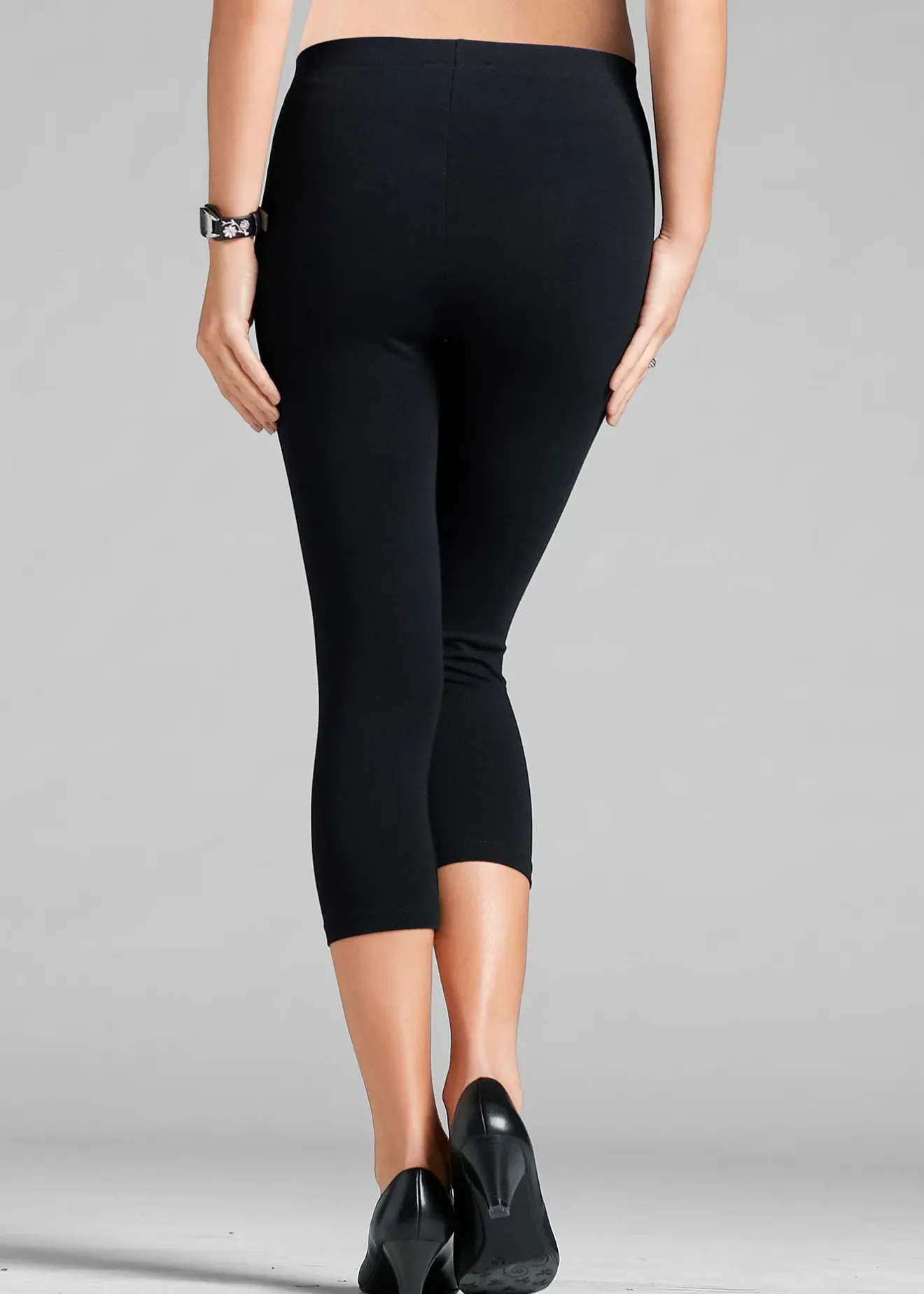 bonprix Lot de 2 leggings corsaires|Femme Basiques|Pantalons