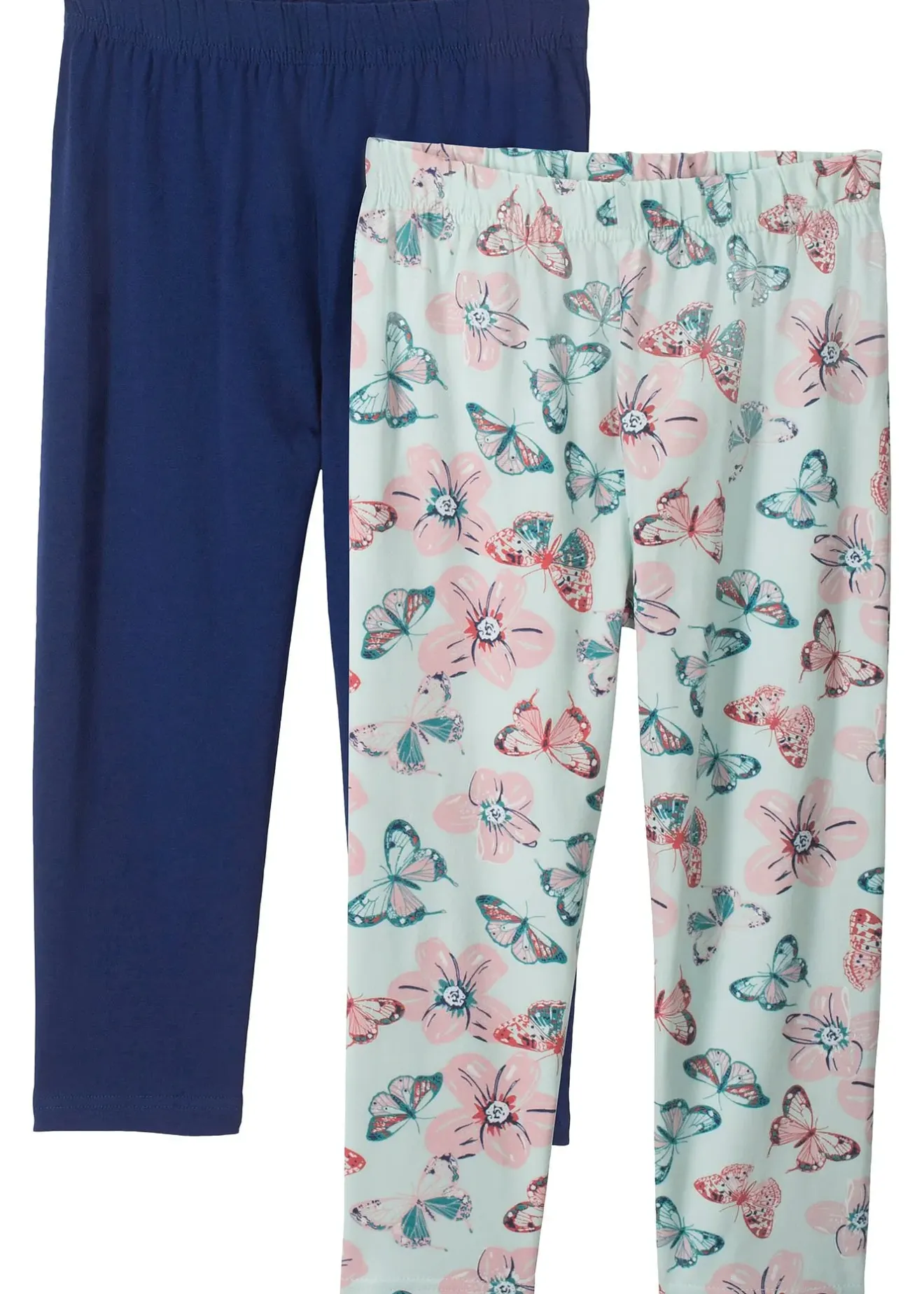 Enfant bonprix Vêtements Enfant|Filles 9-16 Ans·Lot De 2 Articles Et Plus|Lot de 2 leggings corsaire avec coton