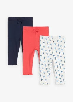Enfant bonprix Vêtements Enfant|Lot De 2 Articles Et Plus|Lot de 3 leggings côtelés avec coton