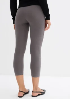 bonprix Lot de 2 leggings de grossesse, longueur 3/4|Femme Femme Enceinte