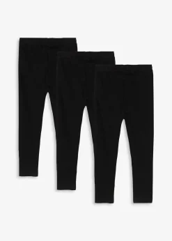 Enfant bonprix Vêtements Enfant|Filles 2-8 Ans·Lot De 2 Articles Et Plus|Lot de 3 leggings en coton extensible