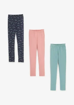 Enfant bonprix Vêtements Enfant|Filles 2-8 Ans·Lot De 2 Articles Et Plus|Lot de 3 leggings en jersey de coton extensible