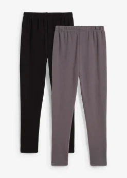 bonprix Lot de 2 leggings thermiques avec doublure en polaire douce|Enfant Lot De 2 Articles Et Plus|Garçons·Collants